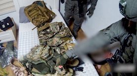 מעצר אחים בעראבה שהזדהו עם חמאס, צילום: דוברות המשטרה